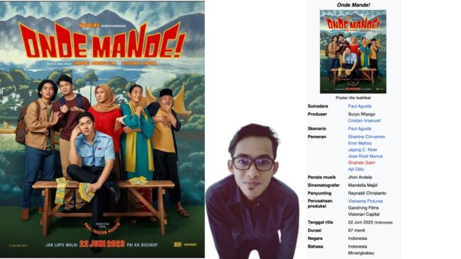 Desain tanpa judul Jhori Andela Alumni Seni Karawitan Dipercaya sebagai Komposer Film Layar Lebar “Onde Mande!” pemusik / 23-June-2023 Sumatera Barat kembali menjadi sorotan dunia perfilman melalui karya terbarunya, “Onde Mande!”, sebuah film drama komedi yang menggambarkan kehidupan masyarakat tepi Danau Maninjau. Film ini tak hanya menarik dari segi cerita dan sinematografi, tetapi juga dari aspek musik yang kental dengan nuansa Minangkabau. Salah satu sosok di balik keunikan musik dalam film ini adalah Jhori